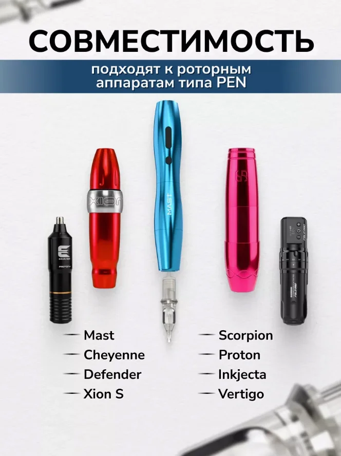 EZ Revolution Картриджи для перманентного макияжа, тату и татуажа 30/01 RLLT, 20 шт