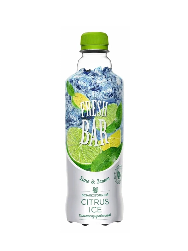 Напиток сильногазированный б/а FRESH BAR Citrus ice 0,48л пл/бут