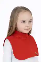 Красный манишка для мальчика, для девочки, осень-зима-весна