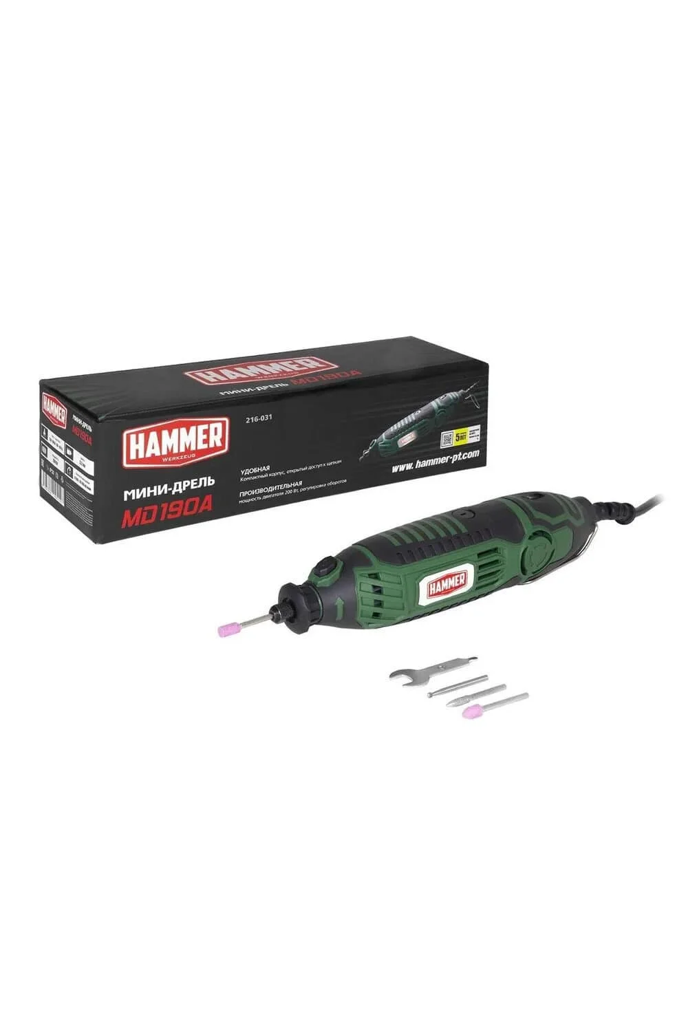 Гравер электрический Hammer Flex MD190A