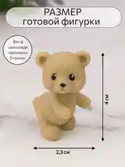 Силиконовая форма  "Мишка-мини №4" молд для шоколада