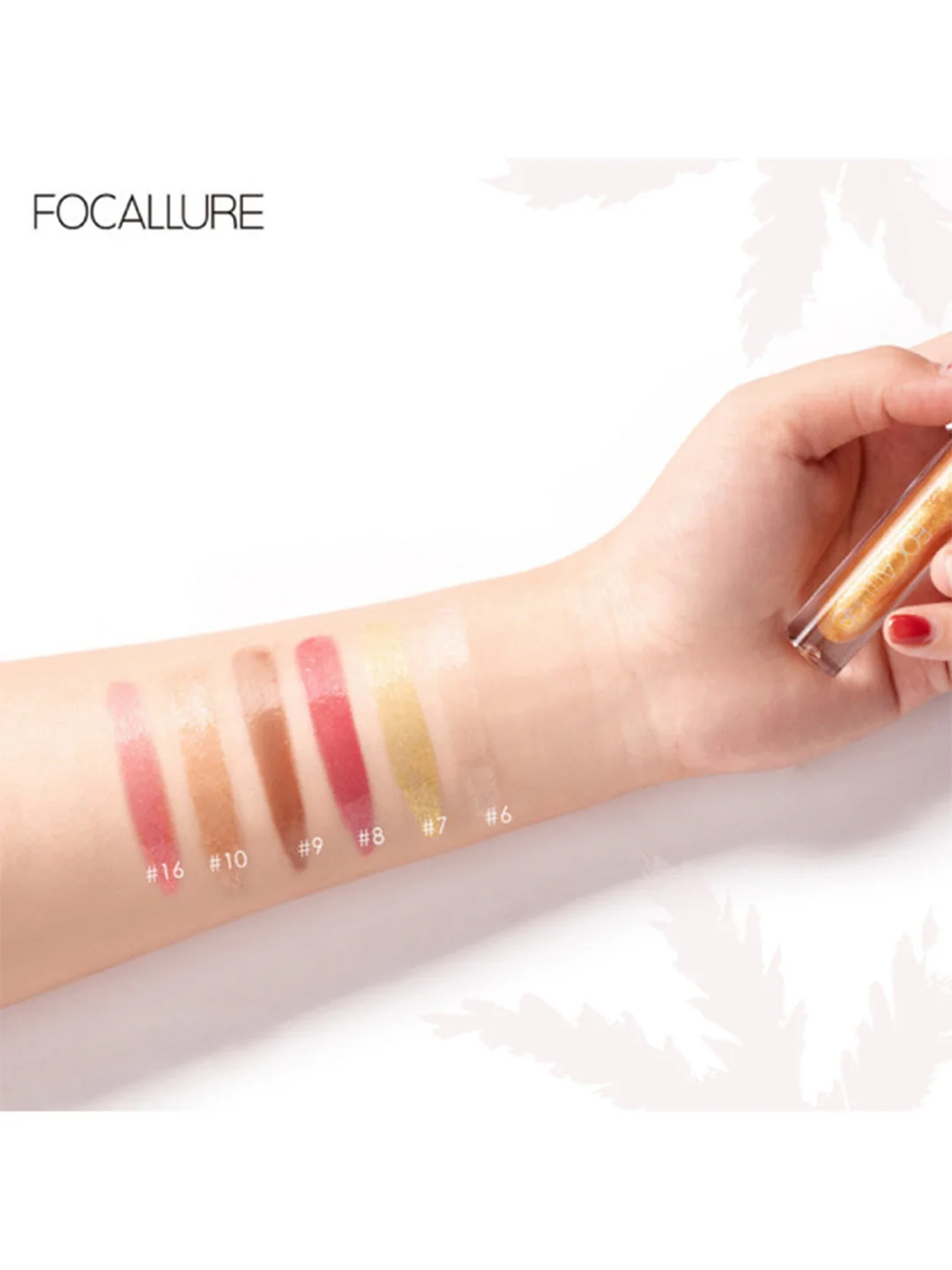FOCALLURE Блеск для губ Plump High Shine Lip Glow тон 16  2,5 г