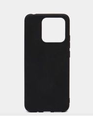Чехол на Xiaomi Redmi 10A (Сяоми Редми 10А) черный матовый силиконовый