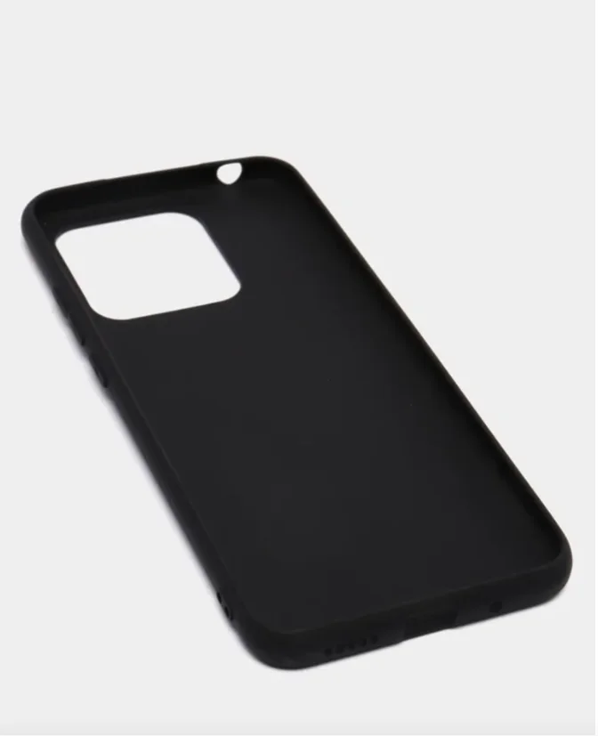 Черный чехол на Xiaomi Redmi 10A (Сяоми Редми 10А) черный матовый силиконовый