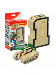 Трансформер 2в1 BONDIBOT Bondibon цифра 1, робот игрушка для мальчиков, подарок