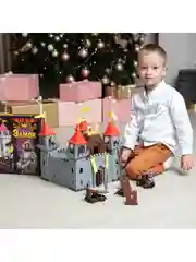 Конструктор для мальчика Bondibon большой игровой набор Волшебный рыцарский замок