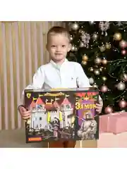 Конструктор для мальчика Bondibon большой игровой набор Волшебный рыцарский замок
