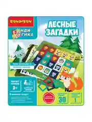 Настольная игра головоломка для детей БондиЛогика Bondibon ЛЕСНЫЕ ЗАГАДКИ