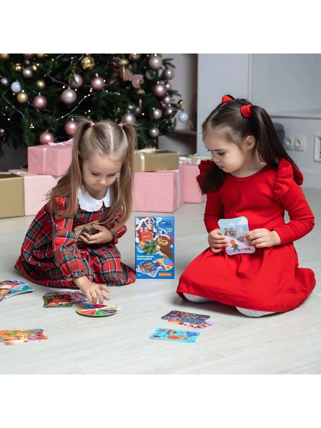 Настольная игра Новогодняя викторина Умная Сова Bondibon развивающие логические игры