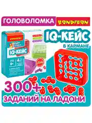 Головоломка Bondibon развлекательная настольная игра "IQ-КЕЙС"