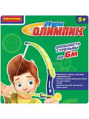 Лук со стрелами детский "Олимпик" Bondibon игрушечный на присосках с мишенью