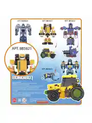 Робот трансформер Bondibot, 2в1, трактор развивающий подарок игрушка машинка