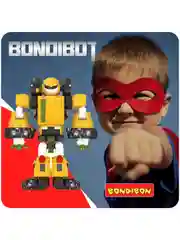 Робот трансформер Bondibot, 2в1, трактор развивающий подарок игрушка машинка