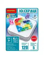 Головоломка тетрис цветной IQ Сердце Bondibon мини игры в дорогу