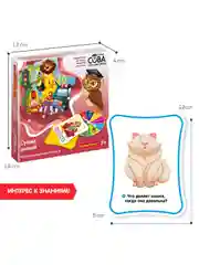 Настольная игра викторина "Сумма знаний" умная сова, Bondibon