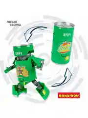 Трансформер банка-робот 2в1 "Самурай" Bondibot Bondibon, развивающая игрушка