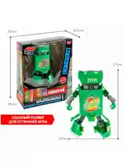 Трансформер банка-робот 2в1 "Самурай" Bondibot Bondibon, развивающая игрушка