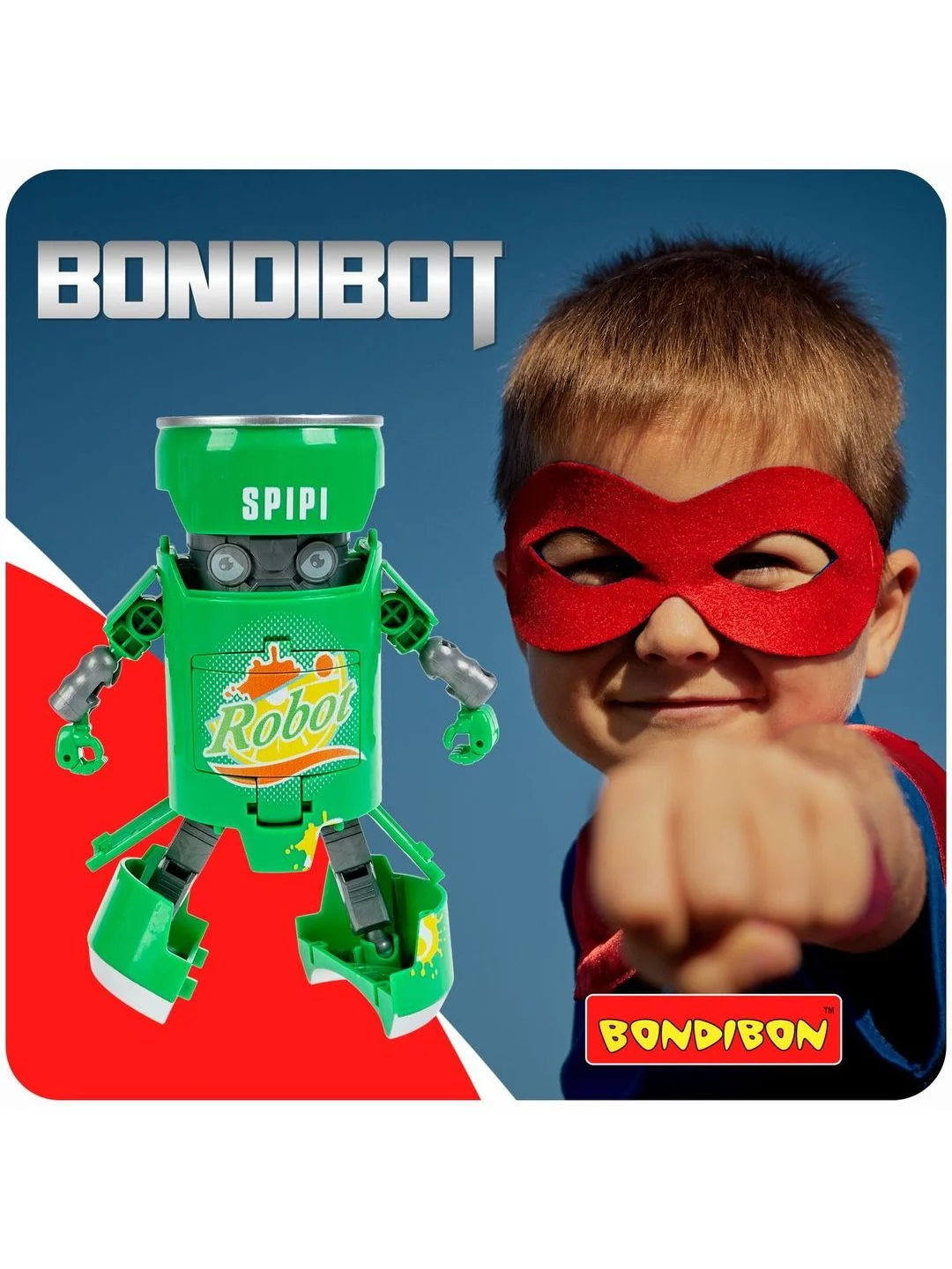 Трансформер банка-робот 2в1 "Самурай" Bondibot Bondibon, развивающая игрушка