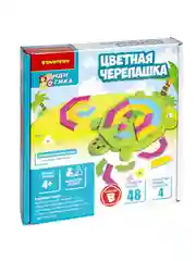 Настольная логическая игра головоломка для детей Bondibon "ЦВЕТНАЯ ЧЕРЕПАШКА"