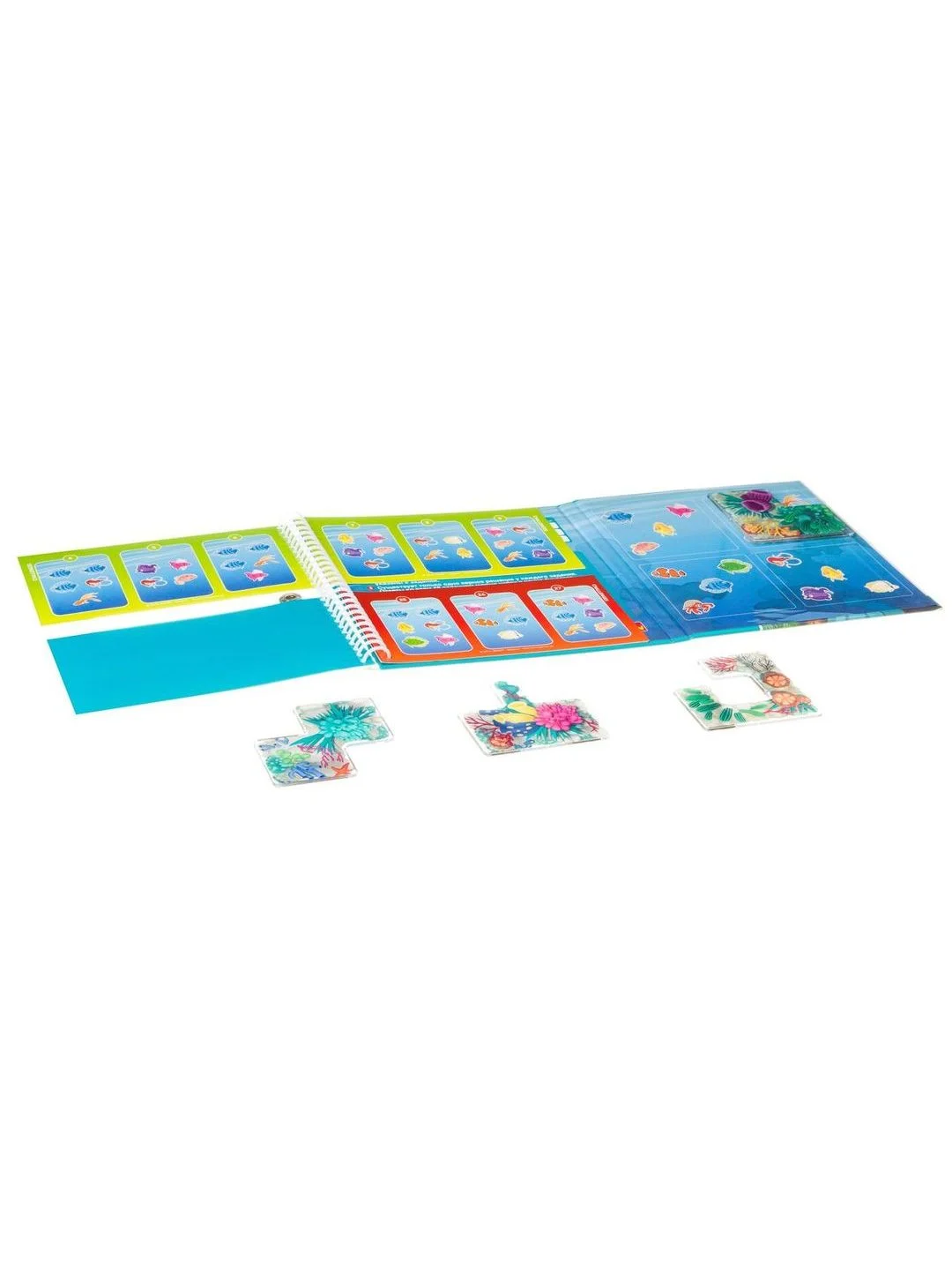 Настольная магнитная игра в дорогу для детей Коралловый риф Bondibon Smart Games