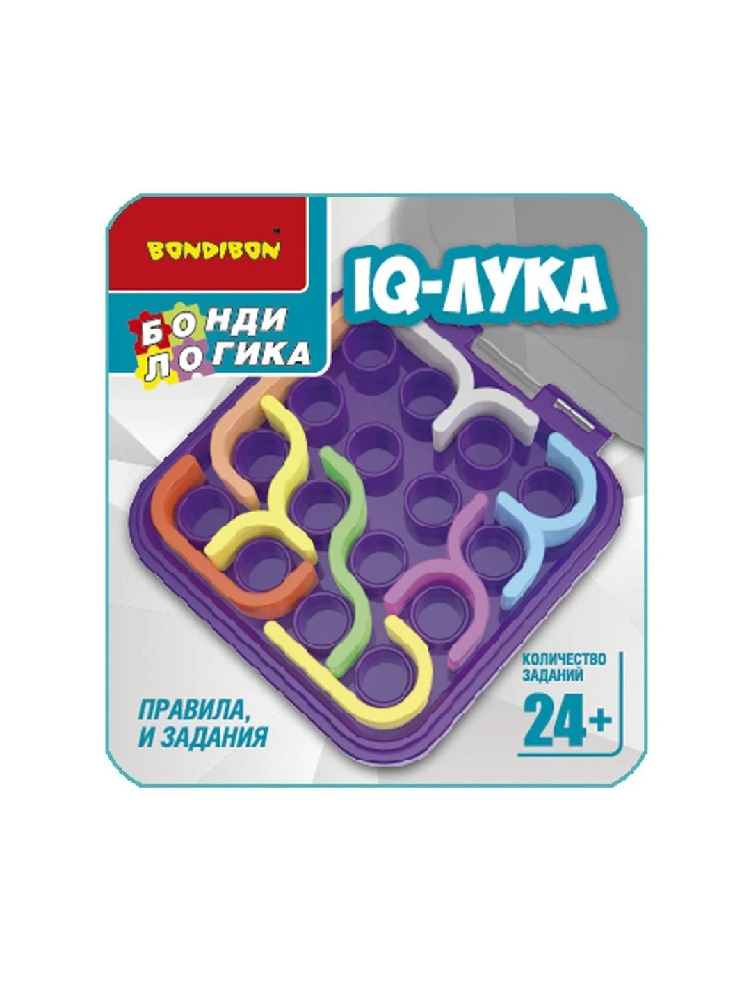 Настольная игра головоломка IQ-ЛУКА Bondibon, логическая развивающая игрушка нейротренажер