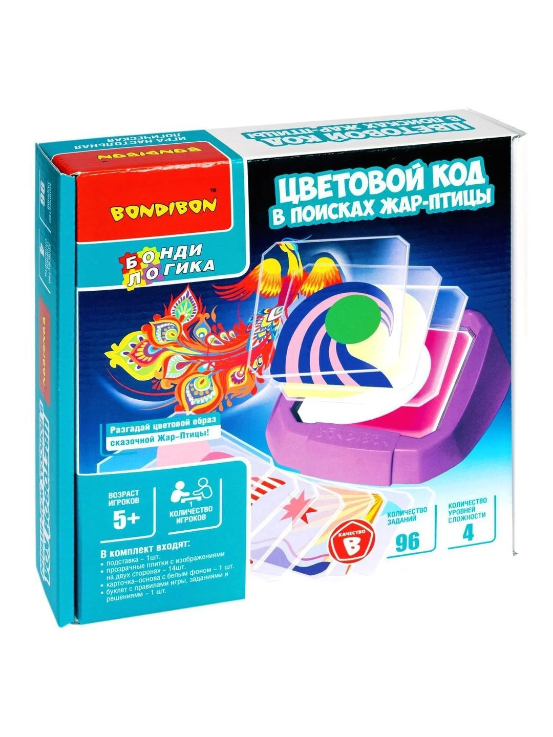 Настольная игра головоломка "Цветовой Код. В Поисках Жар Птицы" Bondibon