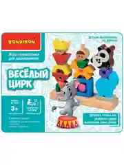 Развивающая настольная игра головоломка для детей Bondibon ВЕСЁЛЫЙ ЦИРК БондиЛогика