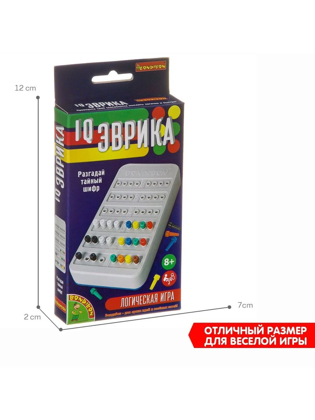 Головоломка IQ Эврика Bondibon настольная развивающая игрушка в дорогу для двоих