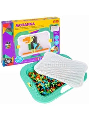 Мозаика для малышей пиксельная Bondibon, большой набор 360 фишек