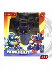 Робот трансформер Bondibot, 2 в 1, поезд метро развивающий подарок игрушка машинка