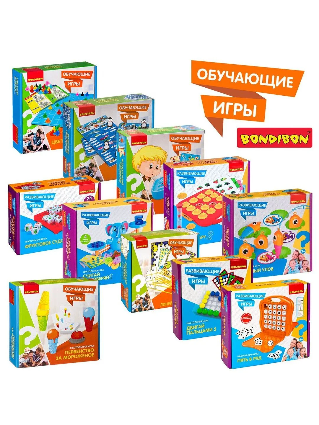 Настольная игра Собери мозаику Bondibon развивающая логическая игрушка нейротренажер