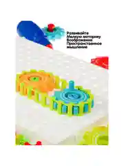 Мозаика для малышей с шестеренками и отверткой Bondibon