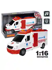 Машинка Скорая помощь "Парк Техники" Bondibon инерционная детская игрушка