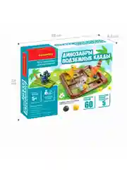 Настольная игра головоломка ДИНОЗАВРЫ ПОДЗЕМНЫЕ КЛАДЫ Bondibon БондиЛогика