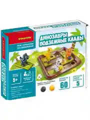 Настольная игра головоломка ДИНОЗАВРЫ ПОДЗЕМНЫЕ КЛАДЫ Bondibon БондиЛогика