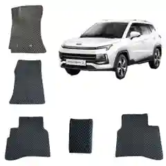 Серый 3d Автомобильные EVA/ЭВА/ЕВА коврики в салон для Jac JS 4 / Джак Джи С 4 / Москвич 3