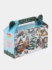 Новогодняя коробка для сладкого подарка,коробка для конфет,новогодняя коробка