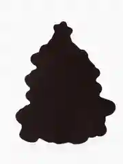 Бордовый новогодний магнитик на холодильник с символом Змеи и пожеланиями на Новый год