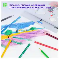 Карандаши цветные Berlingo "SuperSoft. Жил-был кот", 36цв., трехгран., европодвес