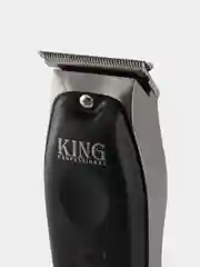 Триммер для волос King, LCD -дисплей,4 насадки,стрижка волос,бороды,беспроводная