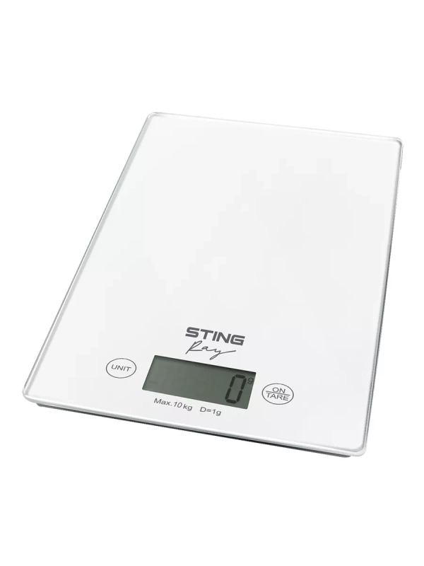 Кухонные весы со встроенным термометром STINGRAY ST-SC5106A белый жемчуг