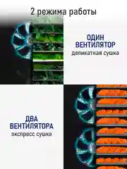 Черный профессиональная сушилка для овощей и фруктов ST-FD710A , 8 поддонов, черный