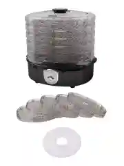 Черный сушилка для фруктов и овощей MARTA MT-1950 / 250W/ 5 регулируемых по высоте съемных секций