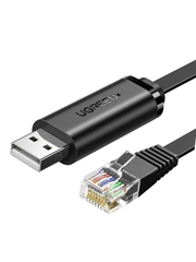 Кабель UGREEN CM204 (60813) USB-A to RJ45 Console Cable. Длина: 3м Цвет: черный