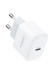 Зарядное устройство UGREEN CD241 (10220) Mini USB-C 20W PD Fast Charger. Цвет: белый