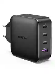 Черный сетевое зарядное устройство UGREEN CD224 6USB-A+3*USB-C 65W GaN Tech