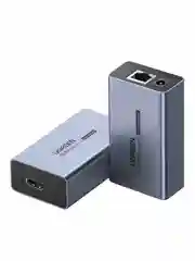 Серый удлинитель HDMI сигнала UGREEN CM609 (90811) HDMI Extender 50m Over a Single Cat5e/6
