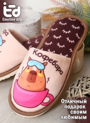 Тапки EMOTION DAY Кофебара