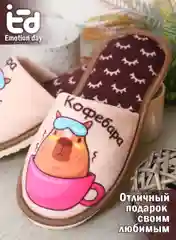 Тапки EMOTION DAY Кофебара