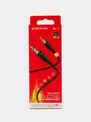 Черный акустический кабель AUX Borofone BL18, 3.5 мм, AUX, Type-C, Lightning